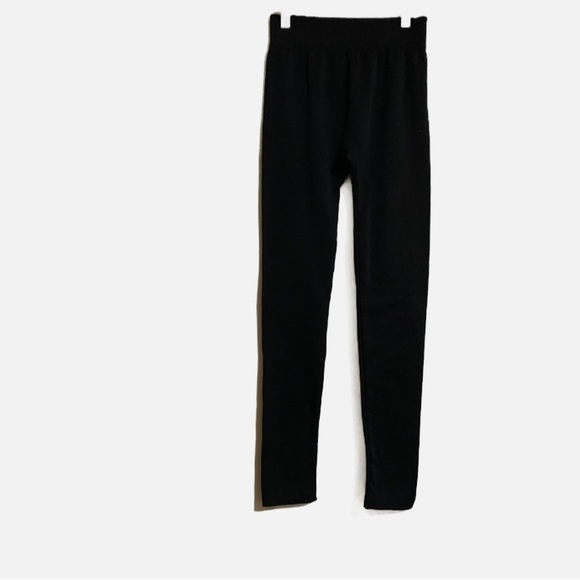 Time and Tru Stretchy Pull-on High Waisted Black Leggings. Size Medium (8-10). - Picture 1 of 7